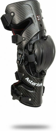 Asterisk Carbon Cell Προστατευτικές Επιγονατίδες Αναβάτη Motocross
