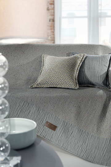 Guy Laroche Escada Фотьойл Throw 2 Страни Шенил 180x150см Golden