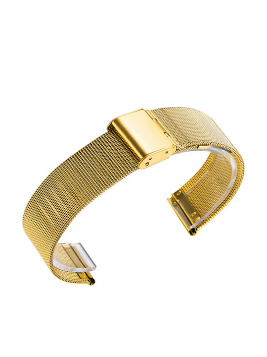 Diloy Straps Metallic-Armband Gold 20mm Diloy Straps Metallic-Armband Gold 20mm
