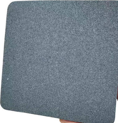 Luxury Rubber Gym Exercise Equipment Floor Mat Gray 100x100x1.5cm