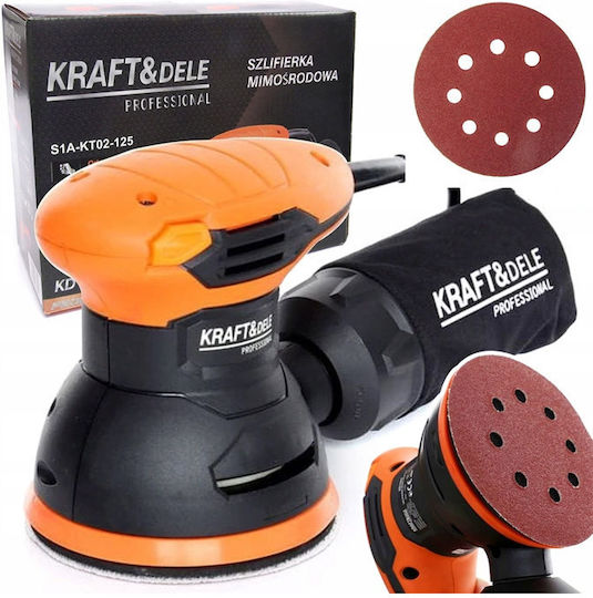 Kraft & Dele KD1684 Exzenterschleifer 125mm Elektrisch mit Absaugsystem