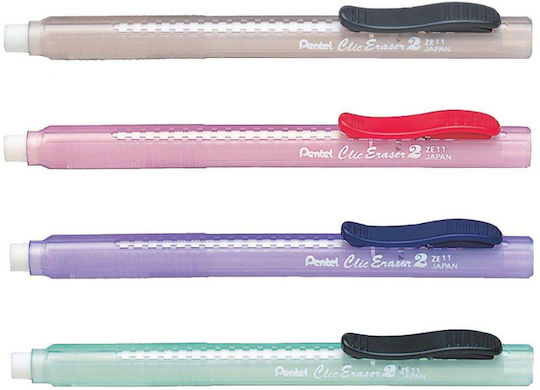 Pentel Eraser for Pencil and Pen Clic 1pcs Green