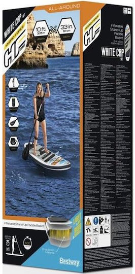 Bestway Hydro-Force Φουσκωτή Σανίδα SUP με Μήκος 3.05m Πολύχρωμη