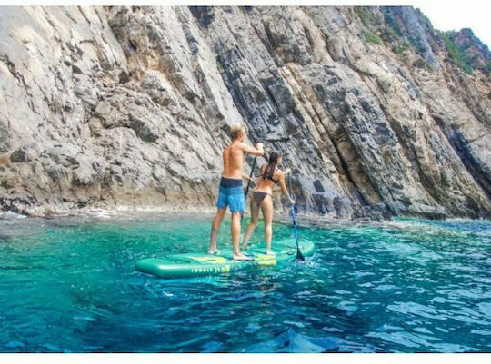 Aquatone Jungle Φουσκωτή Σανίδα SUP με Μήκος 3.96m Πράσινη