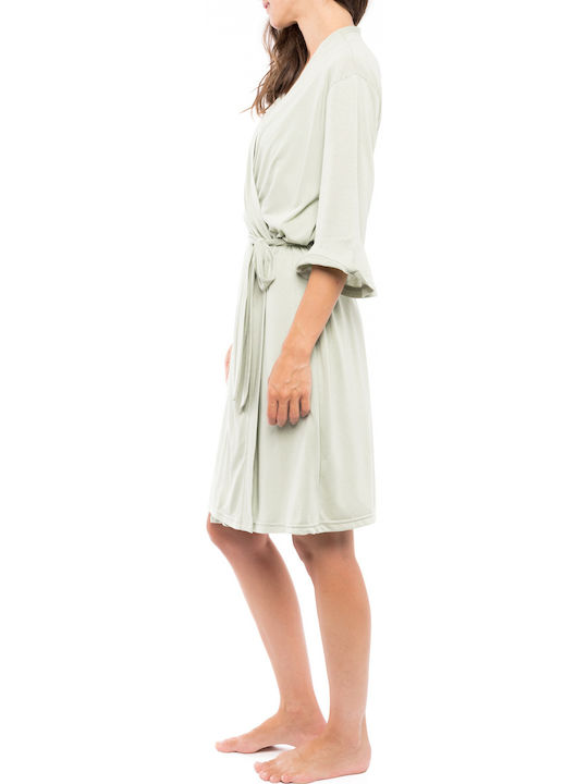 Pink Label Pentru Femei Halat Green Grove