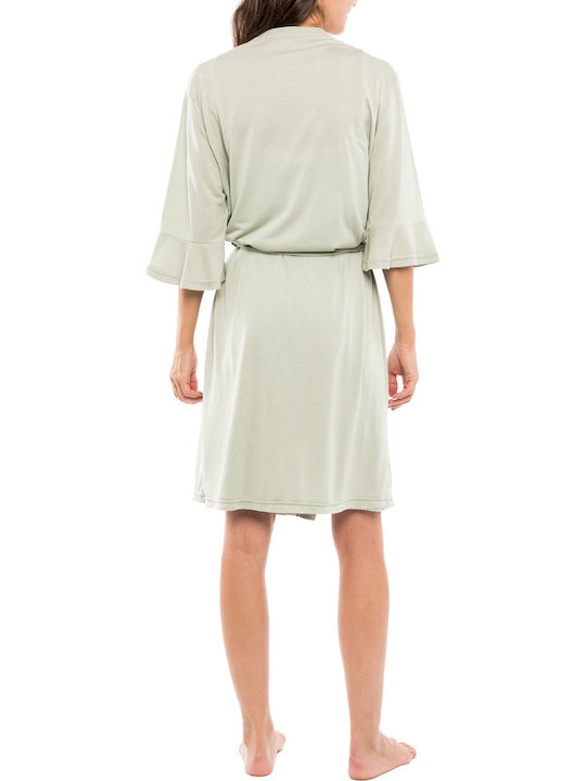 Pink Label Pentru Femei Halat Green Grove