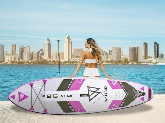 Wattsup Jelly 9.6 Φουσκωτή Σανίδα SUP με Μήκος 2.9m Πολύχρωμη