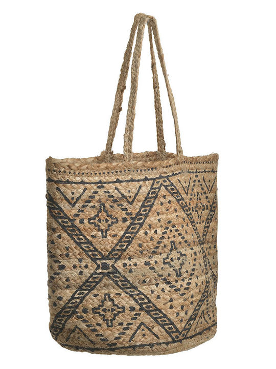 Ble Resort Collection Wicker Beach Bag Beige Ble Resort Collection Wicker Beach Bag Beige