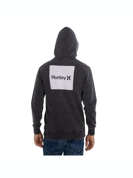 Hurley Oceancare Men's Sweatshirt with Hood and Pockets Black