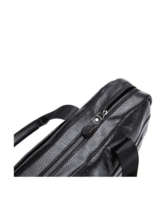 GWB-046 Leather Men's Briefcase Black