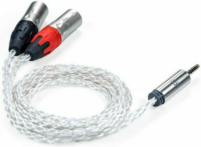 iFi Audio Cable 4.4mm male - 2x XLR male Γκρι 1m