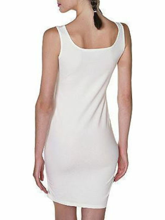 Sommer Mini Damenkleid Weiß