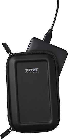Port Designs Colorado Protective Case HDD Shock Pouch 2.5" Black (400145)