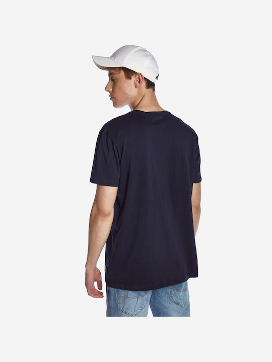 Camaro Men's Short Sleeve Blouse Polo Navy Blue