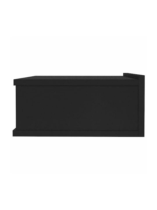 Wooden Bedside Tables 2pcs Black 40x30x15cm