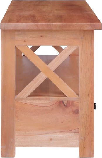 TV Stand Made of Solid Mahogany Wood M115xD30xH40cm