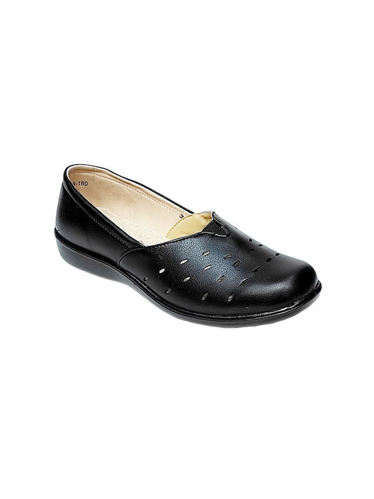 Antrin Iliada 160 Women's Moccasins in Black Color