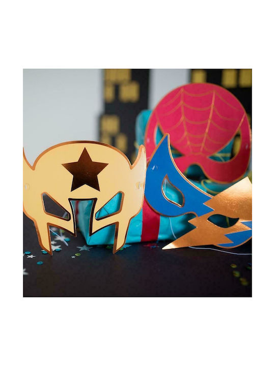 Carnival Kids Paper Mask Eyemask Superhero Set 8pcs