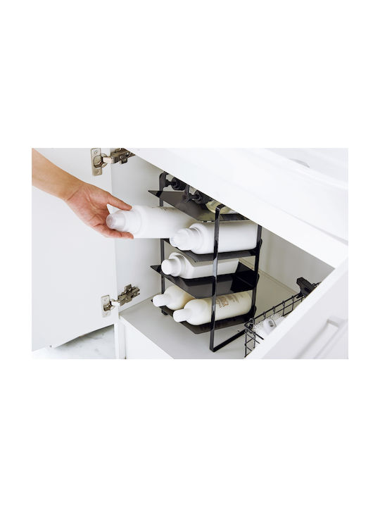 Yamazaki Metal Cupboard Shelf 20x20.5x40cm Black