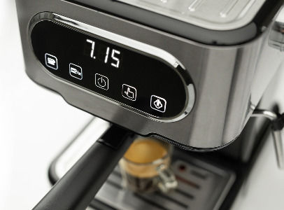 Gorenje ESCM15DBK Espressoare 1100W Presiune 15bar Argintie 737434
