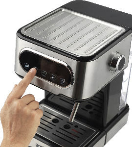 Gorenje ESCM15DBK Espressoare 1100W Presiune 15bar Argintie 737434