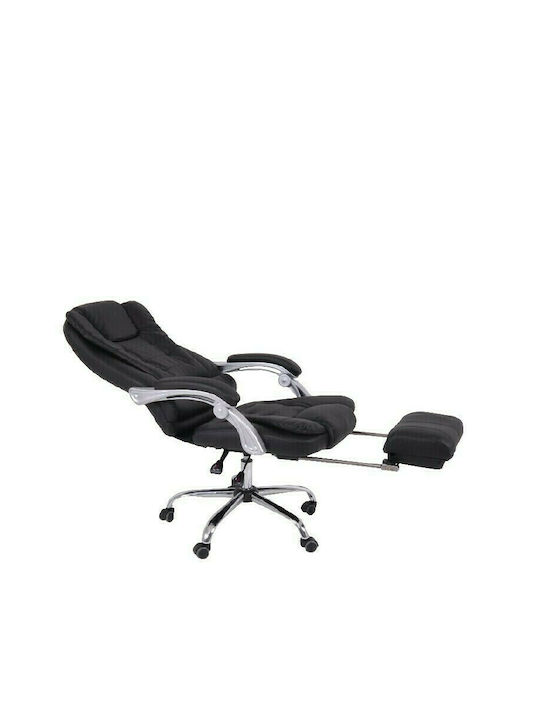 Καρέκλα Διευθυντική με Ανάκλιση και Ρυθμιζόμενα Μπράτσα BF9700 Relax Μαύρη Woodwell