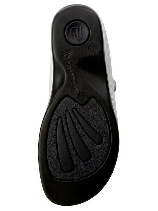 Felia Leather Women's Flat Sandals Anatomic in White Color