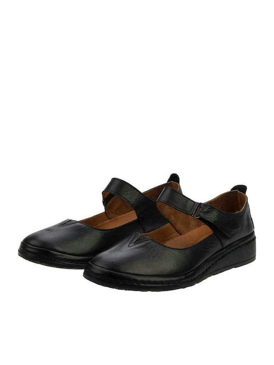 Anatomic Leather Ballerinas Black