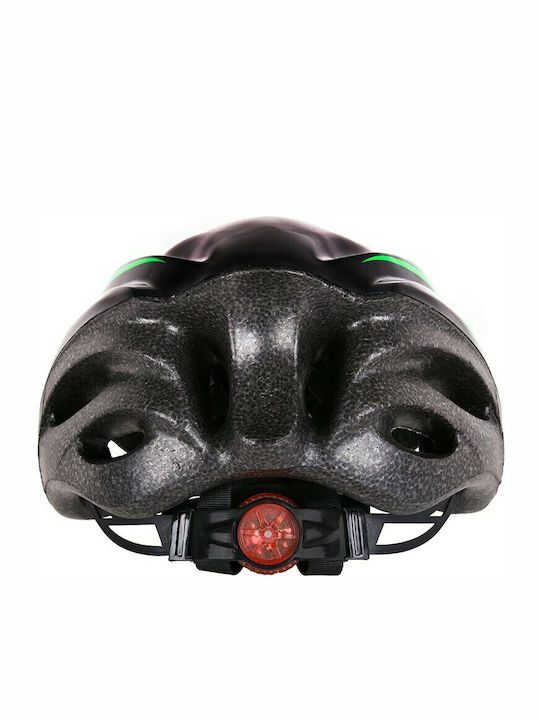 Athlopaidia Kids' Helmet for City Bike Black with LED Light