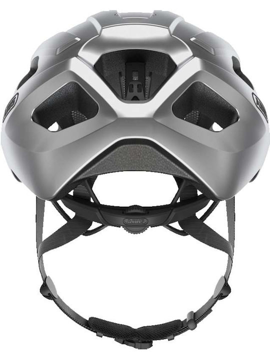 Abus Macator Bicycle Helmet Mountain / Road Silver