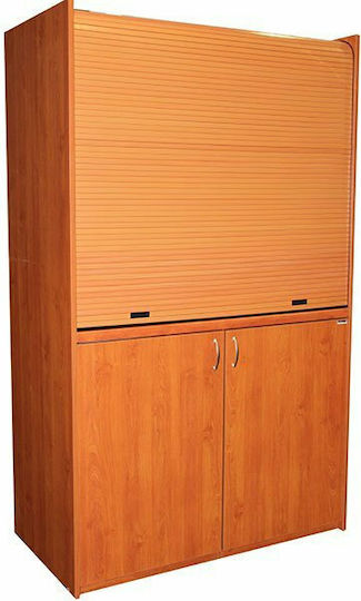 Silver Silver Horizontal Kitchenette with Left Sink Bowl 125x65x209cm Oak