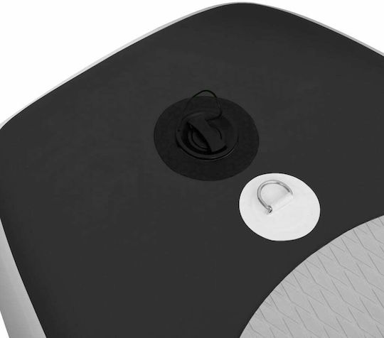 vidaXL Φουσκωτή Σανίδα SUP με Μήκος 3.3m Μαύρη