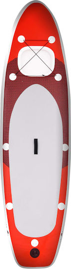 vidaXL Дъска SUP с Дължина 3.3m Червена