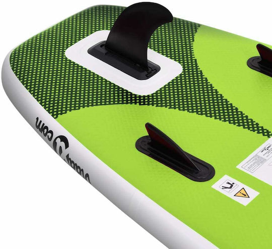 vidaXL Φουσκωτή Σανίδα SUP με Μήκος 3.3m Πράσινη
