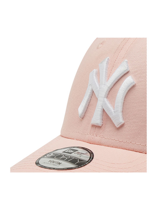 New Era Детска Шапка С Козирка Текстил New York Yankees Розова
