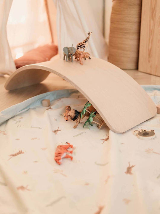 Play&go Jungle Χαλάκι Δραστηριοτήτων Λευκό 140x140cm