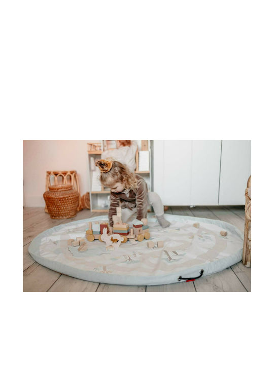 Play&go Jungle Χαλάκι Δραστηριοτήτων Λευκό 140x140cm