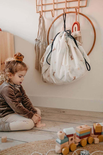 Play&go Jungle Детски Килими Бял 140x140см