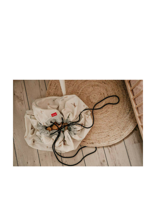 Play&go Jungle Χαλάκι Δραστηριοτήτων Λευκό 140x140cm