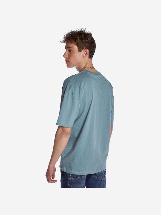 Brokers Jeans Herren T-Shirt Kurzarm Blau