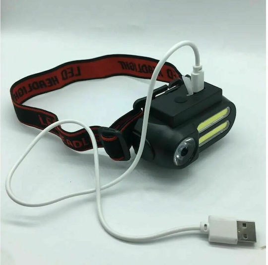 Rechargeable Headlamp LED Dual Function with Maximum Brightness 650lm BL-611 Black