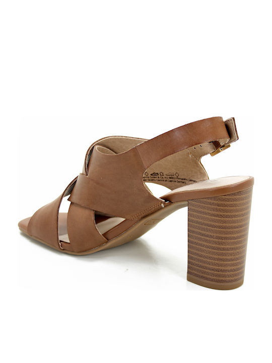 Leder Sandalen Anatomisch Cognac