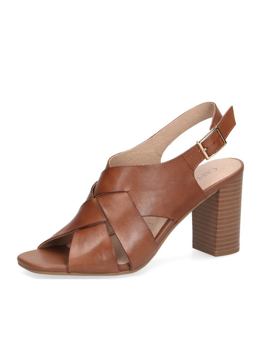 Leder Sandalen Anatomisch Cognac