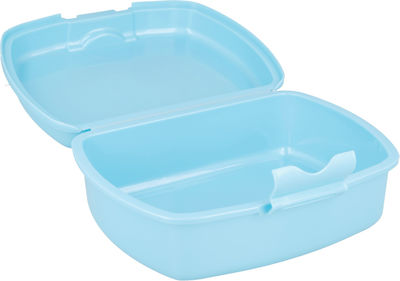 Stor Plastik Kinder Lebensmittelbehälter Gefroren Hellblau 17 x 14 x 5.6Stück