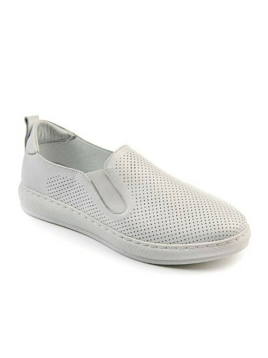 Ανατομικά Γυναικεία Slip-On Λευκά