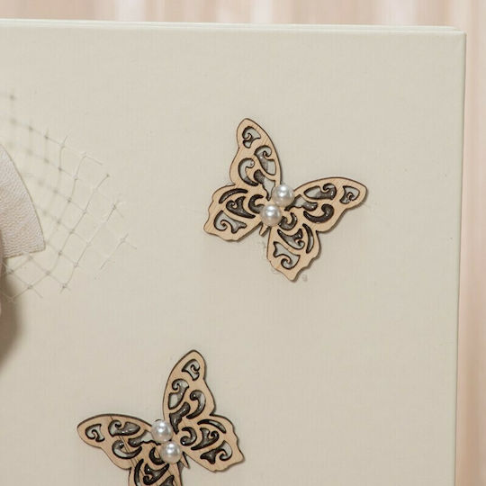 Papillon Kids Χειροποίητο Βιβλίο Ευχών με θέμα Πεταλούδα από Χαρτόνι
