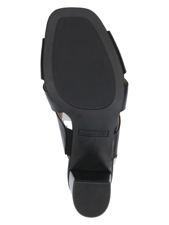 Women's Leather Sandals Anatomic Black