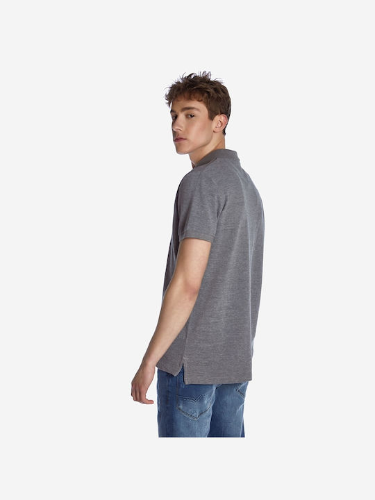 Camaro Men's Short Sleeve Blouse Polo Gray