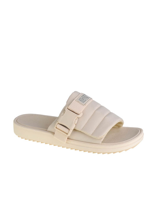 Levi's Tahoma Women's Flat Sandals in Beige Color