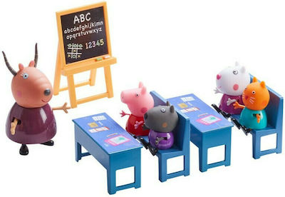 Paihnicolampadă Peppa Pig Classroom Playset pentru 3+ Ani Giochi Preziosi